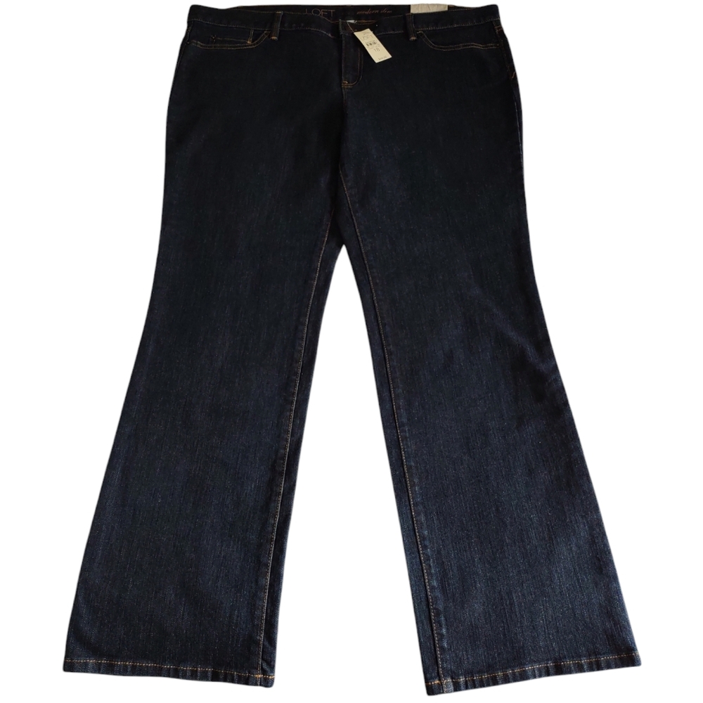 NWT Ann Taylor Loft Size 34 Modern Slim Lowrise Jeans